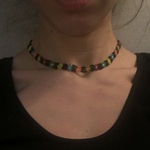 Beaded chocker necklace